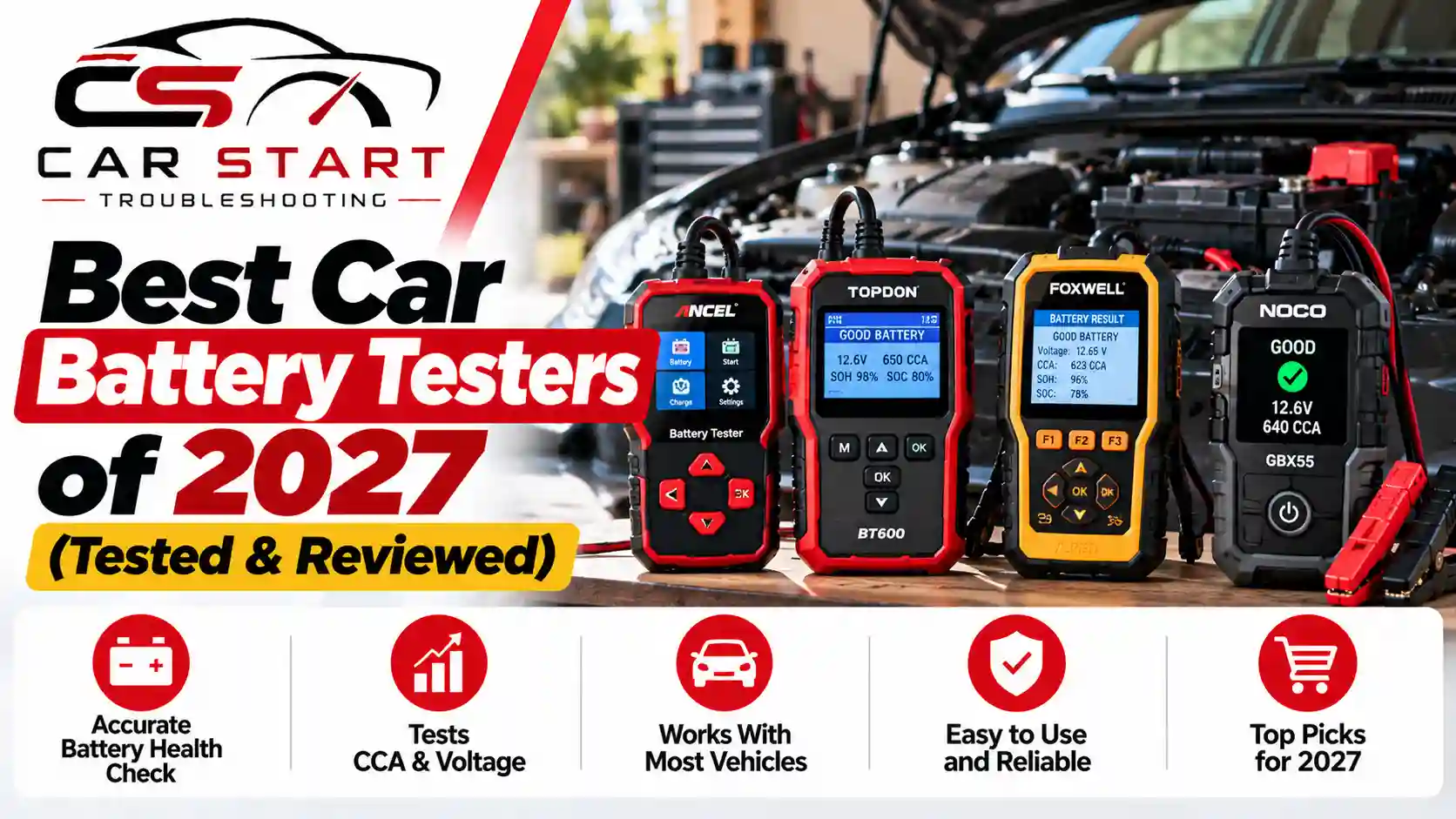 5 Best Car Battery Testers of 2027 (Tested & Reviewed)