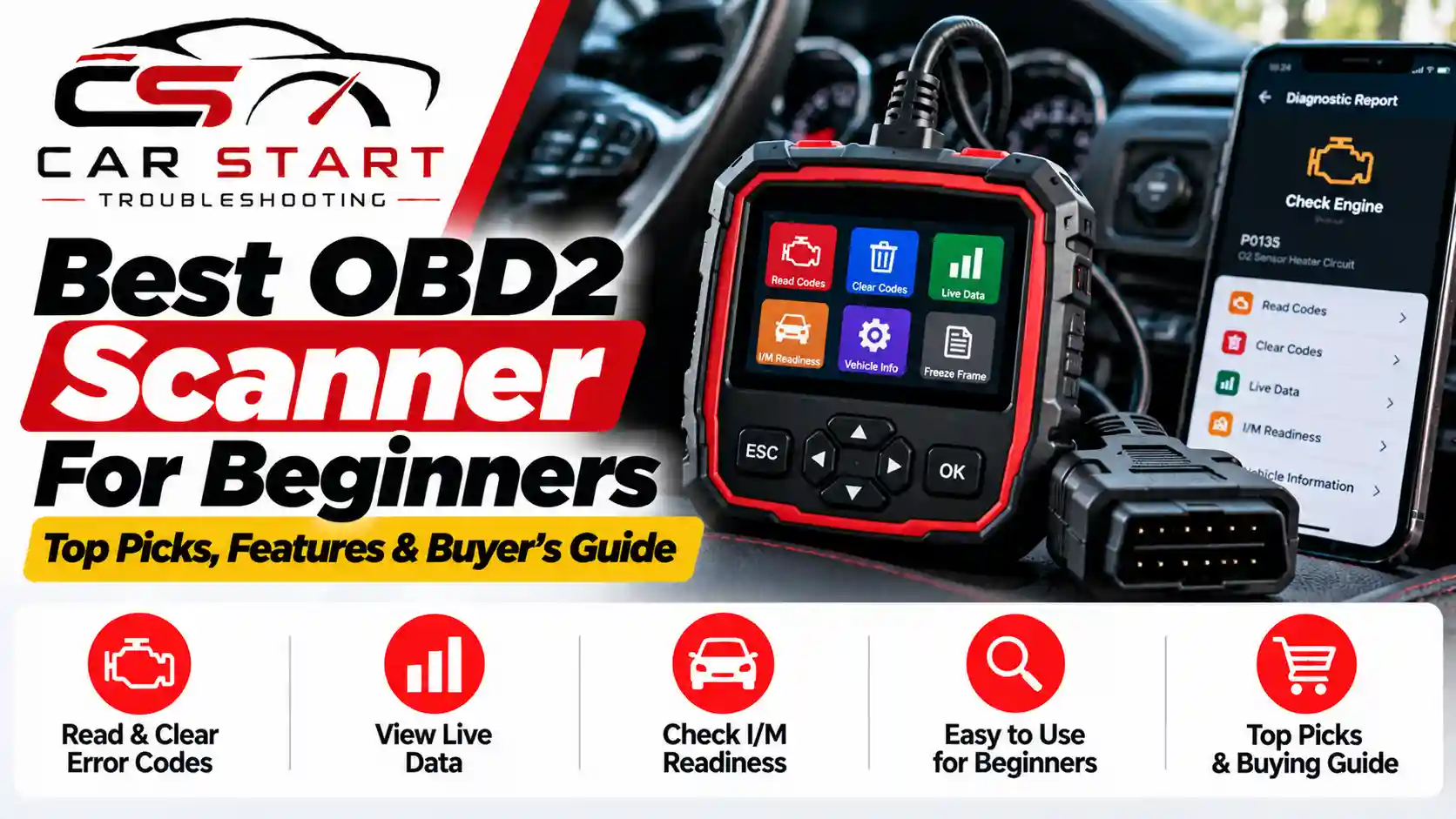 Best Obd2 Scanner For Beginners (Experience Reviews & Picks)