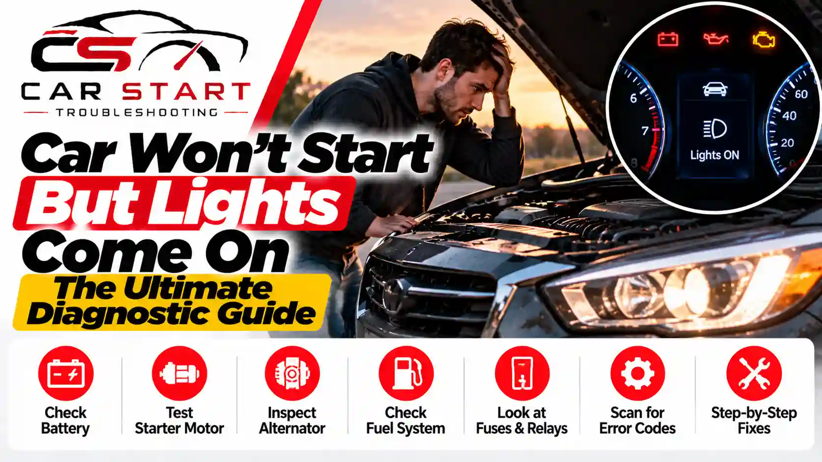 Car Won’t Start But Lights Come On: The Ultimate Diagnostic Guide
